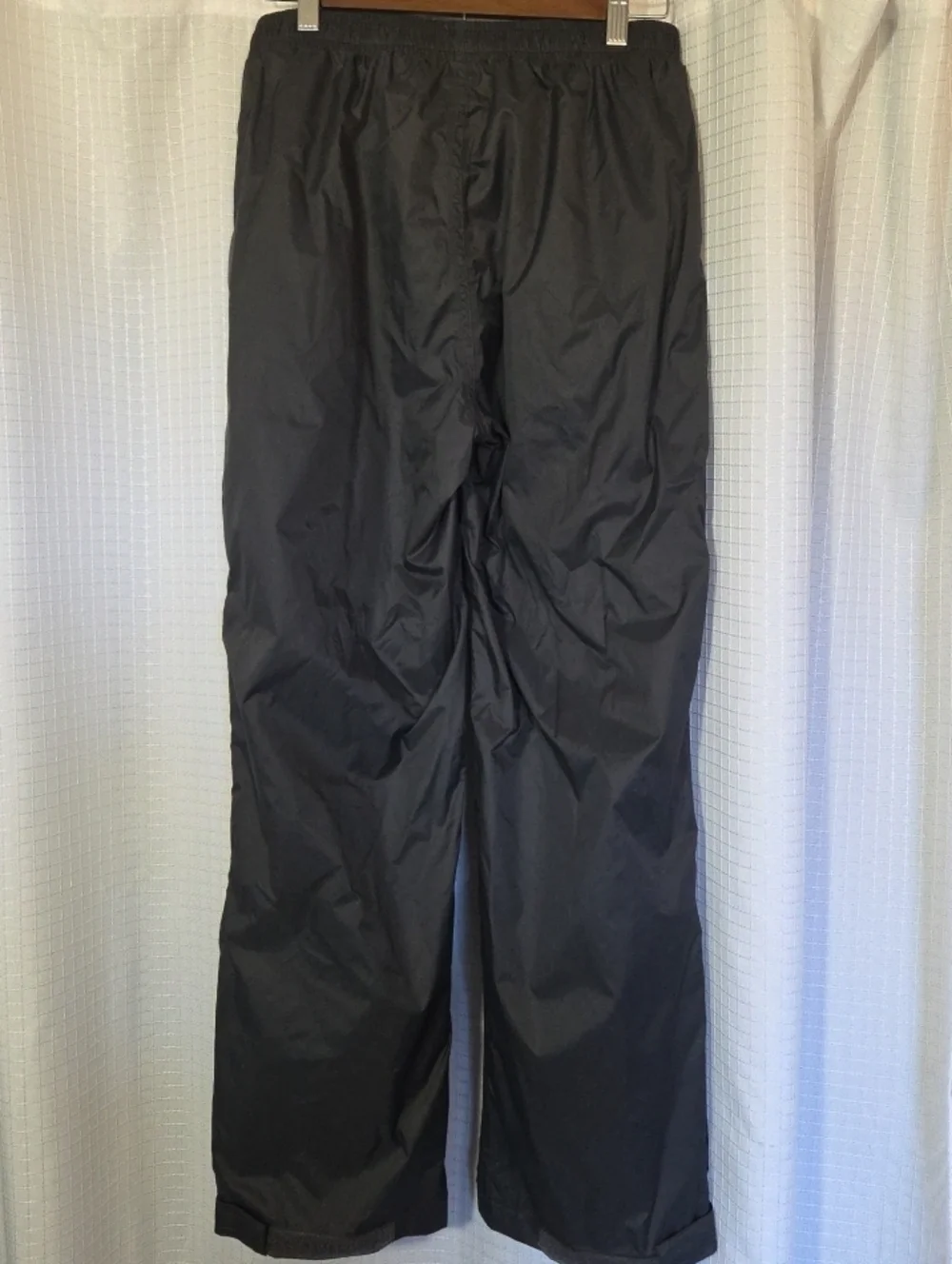 33000ft Waterproof Windproof Rain Pants Size S Hiking Camping Outdoor Gray 32x30